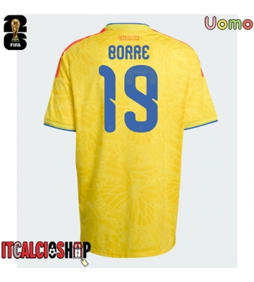 Colombia Rafael Santos Borre #19 Prima Maglia Mondiali 2026 Manica Corta